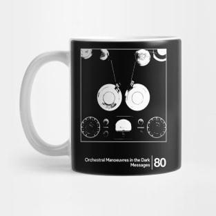 OMD - Messages / Minimal Style Graphic Artwork Design Mug